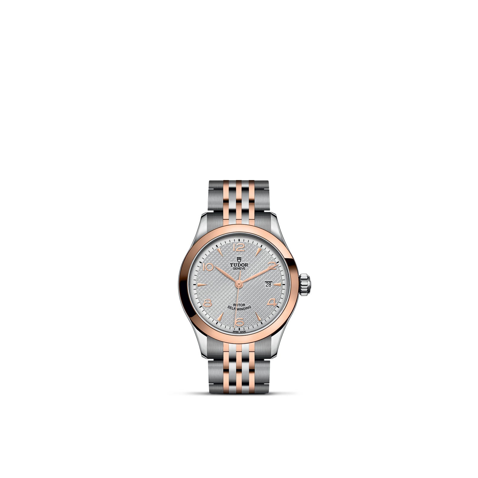 1926 28mm steel and Rose Gold