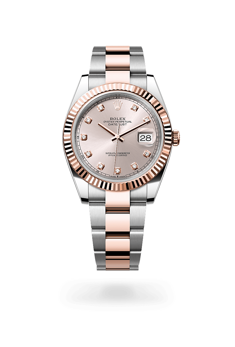 rolex Datejust in Everose Rolesor - combination of Oystersteel and Everose gold,  - Blakeman's Fine Jewelry