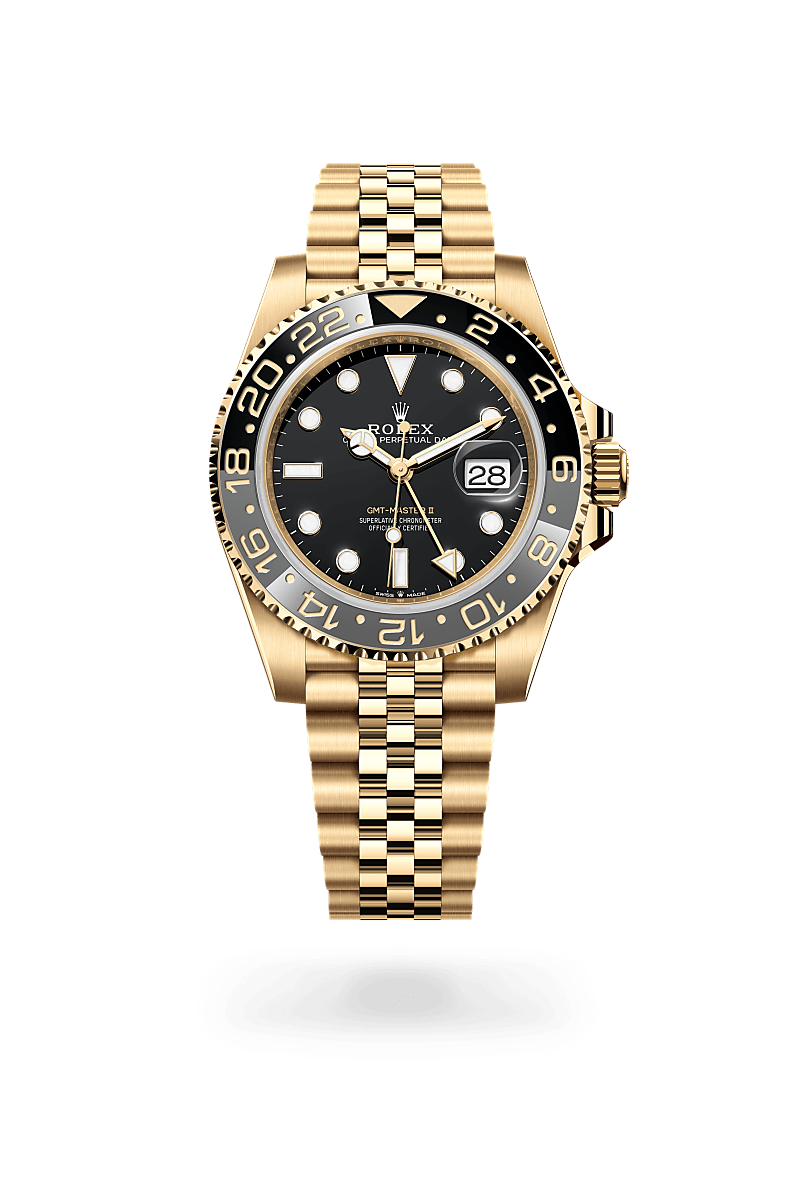 rolex GMT-Master II in 18 kt yellow gold,  - Blakeman's Fine Jewelry