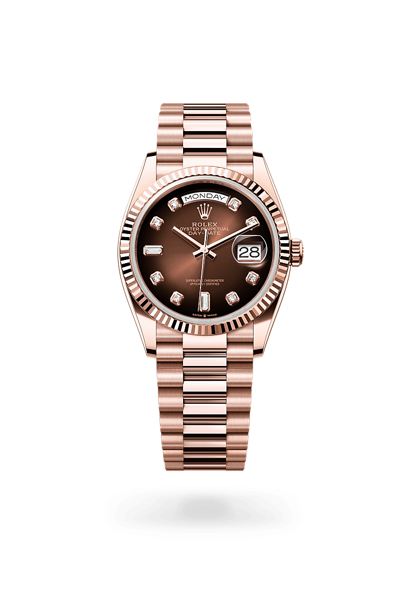 rolex Day-Date in 18 kt Everose gold,  - Blakeman's Fine Jewelry