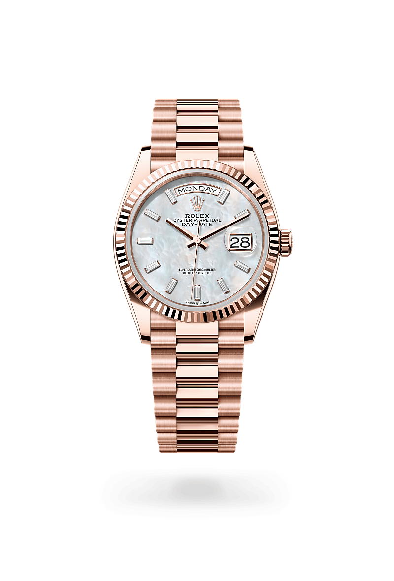 rolex Day-Date in 18 kt Everose gold,  - Blakeman's Fine Jewelry