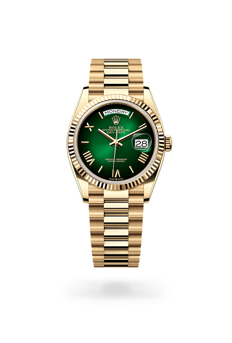 rolex Day-Date in 18 kt yellow gold,  - Blakeman's Fine Jewelry