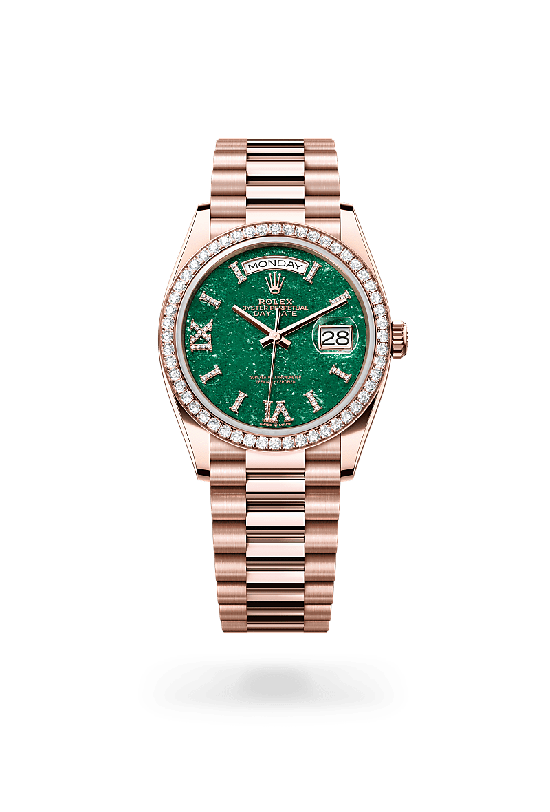 rolex Day-Date in 18 kt Everose gold,  - Blakeman's Fine Jewelry