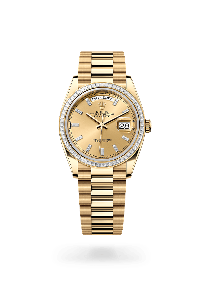 rolex Day-Date in 18 kt yellow gold,  - Blakeman's Fine Jewelry