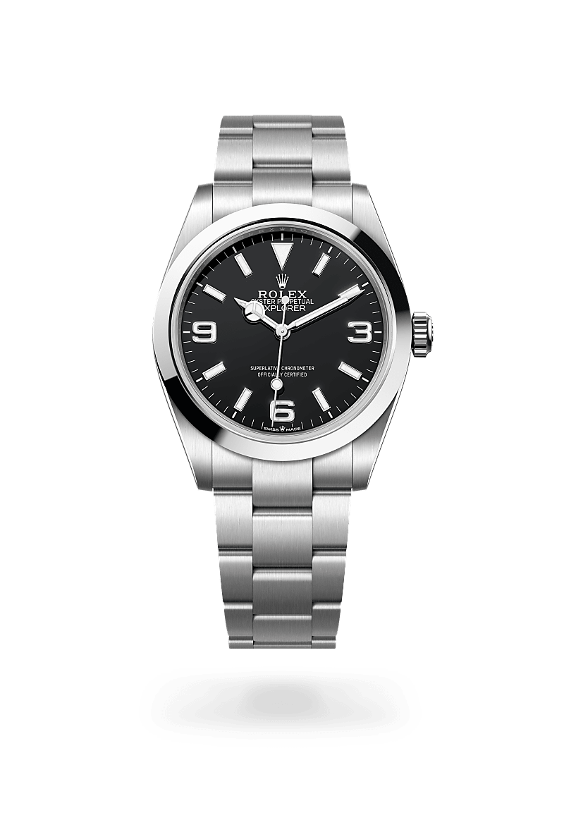 rolex Explorer in Oystersteel,  - Blakeman's Fine Jewelry