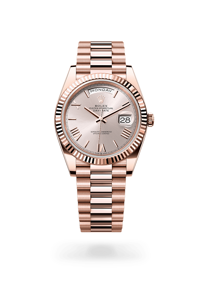 rolex Day-Date in 18 kt Everose gold,  - Blakeman's Fine Jewelry