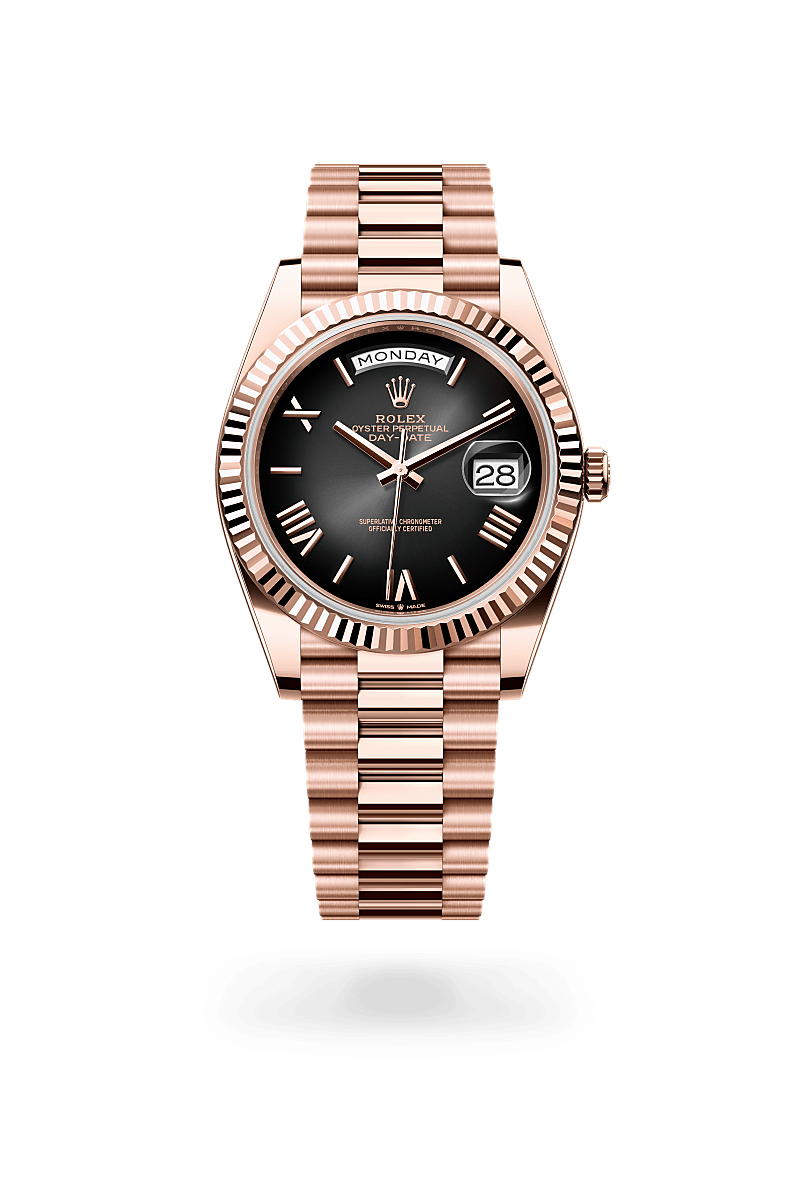 rolex Day-Date in 18 kt Everose gold,  - Blakeman's Fine Jewelry