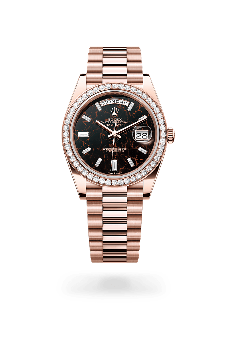 rolex Day-Date in 18 kt Everose gold,  - Blakeman's Fine Jewelry