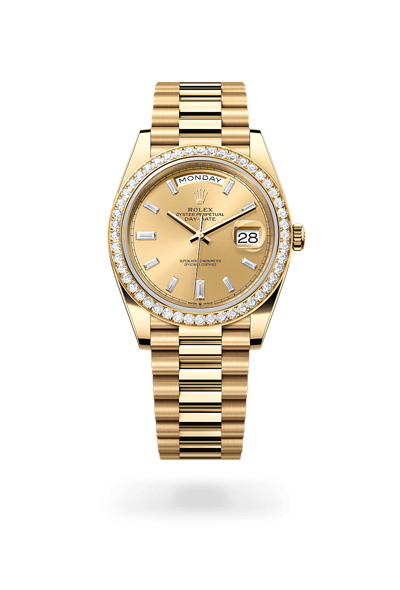 rolex Day-Date in 18 kt yellow gold,  - Blakeman's Fine Jewelry