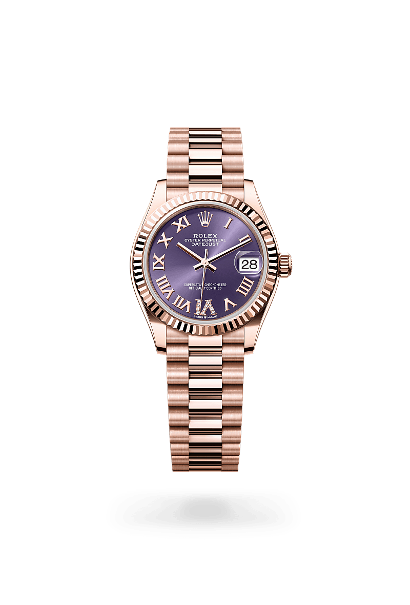 rolex Datejust in 18 kt Everose gold,  - Blakeman's Fine Jewelry