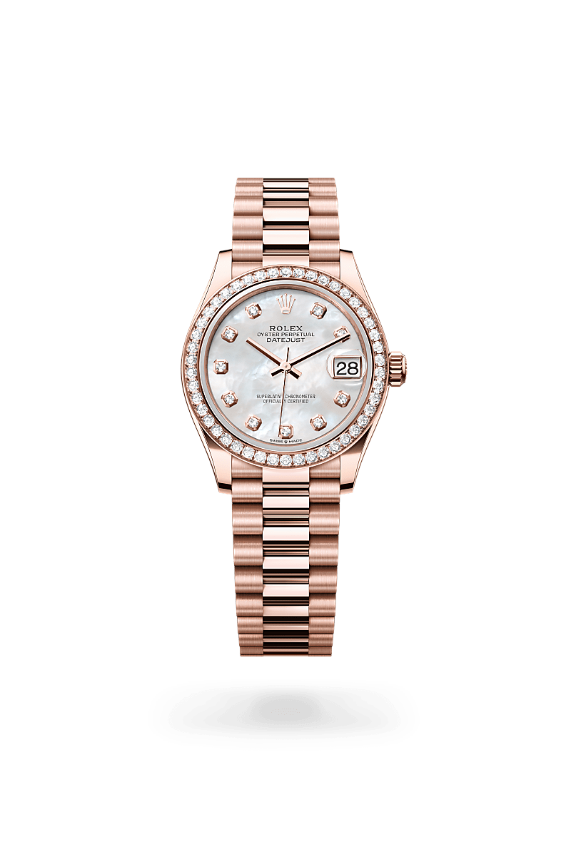 rolex Datejust in 18 kt Everose gold,  - Blakeman's Fine Jewelry