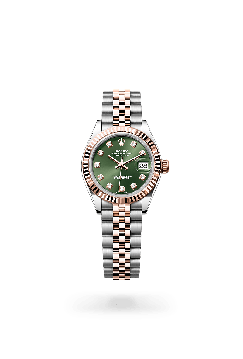 rolex Lady-Datejust in Everose Rolesor - combination of Oystersteel and Everose gold,  - Blakeman's Fine Jewelry