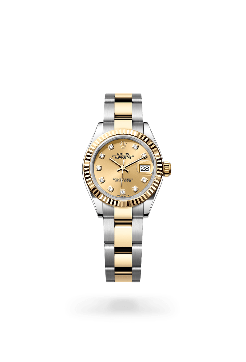 rolex Lady-Datejust in Yellow Rolesor - combination of Oystersteel and yellow gold,  - Blakeman's Fine Jewelry