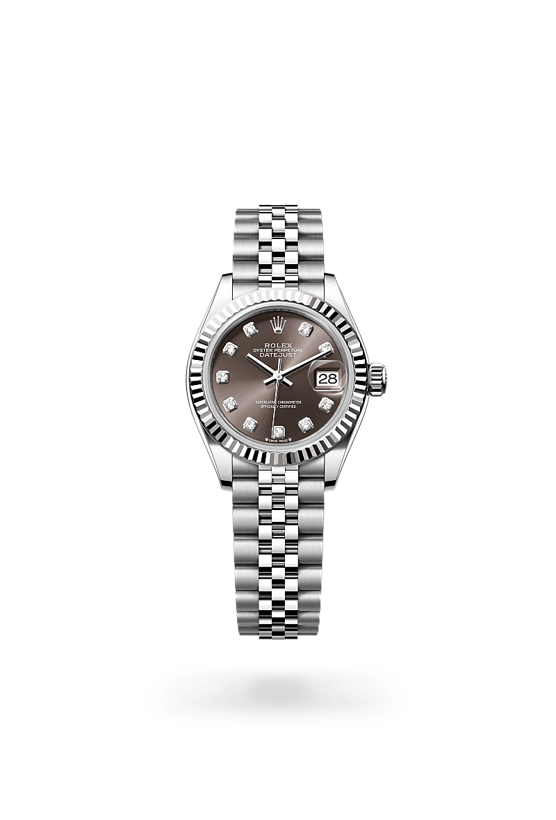 rolex Lady-Datejust in White Rolesor - combination of Oystersteel and white gold,  - Blakeman's Fine Jewelry