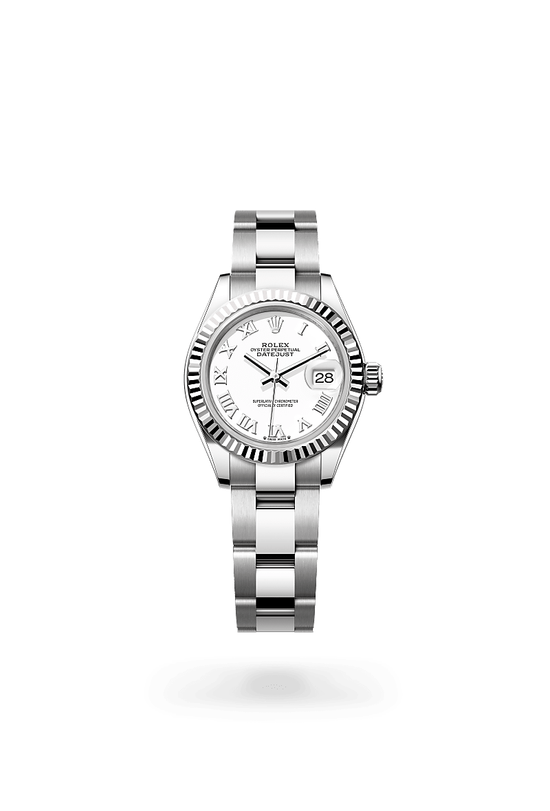 rolex Lady-Datejust in White Rolesor - combination of Oystersteel and white gold,  - Blakeman's Fine Jewelry