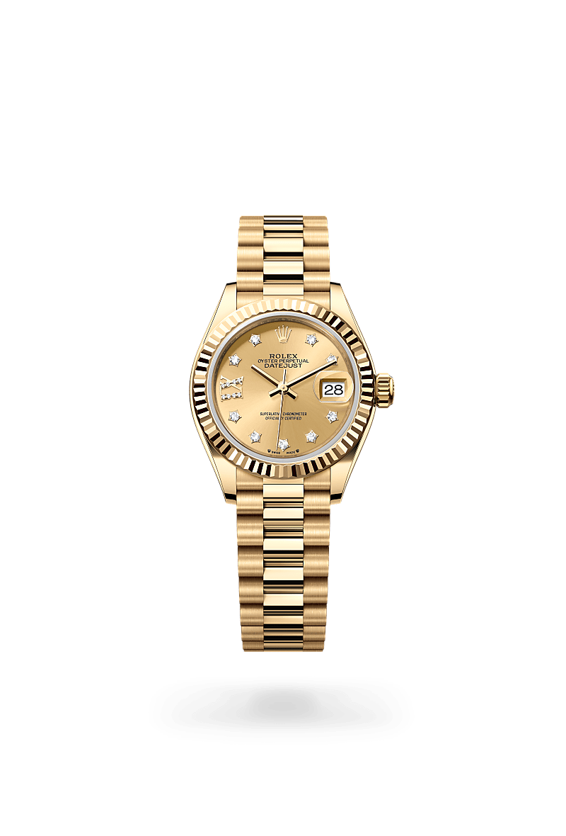 rolex Lady-Datejust in 18 kt yellow gold,  - Blakeman's Fine Jewelry