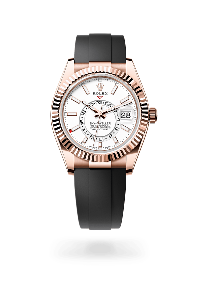 rolex Sky-Dweller in 18 kt Everose gold,  - Blakeman's Fine Jewelry