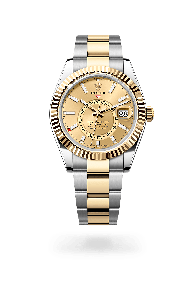 rolex Sky-Dweller in Yellow Rolesor - combination of Oystersteel and yellow gold,  - Blakeman's Fine Jewelry