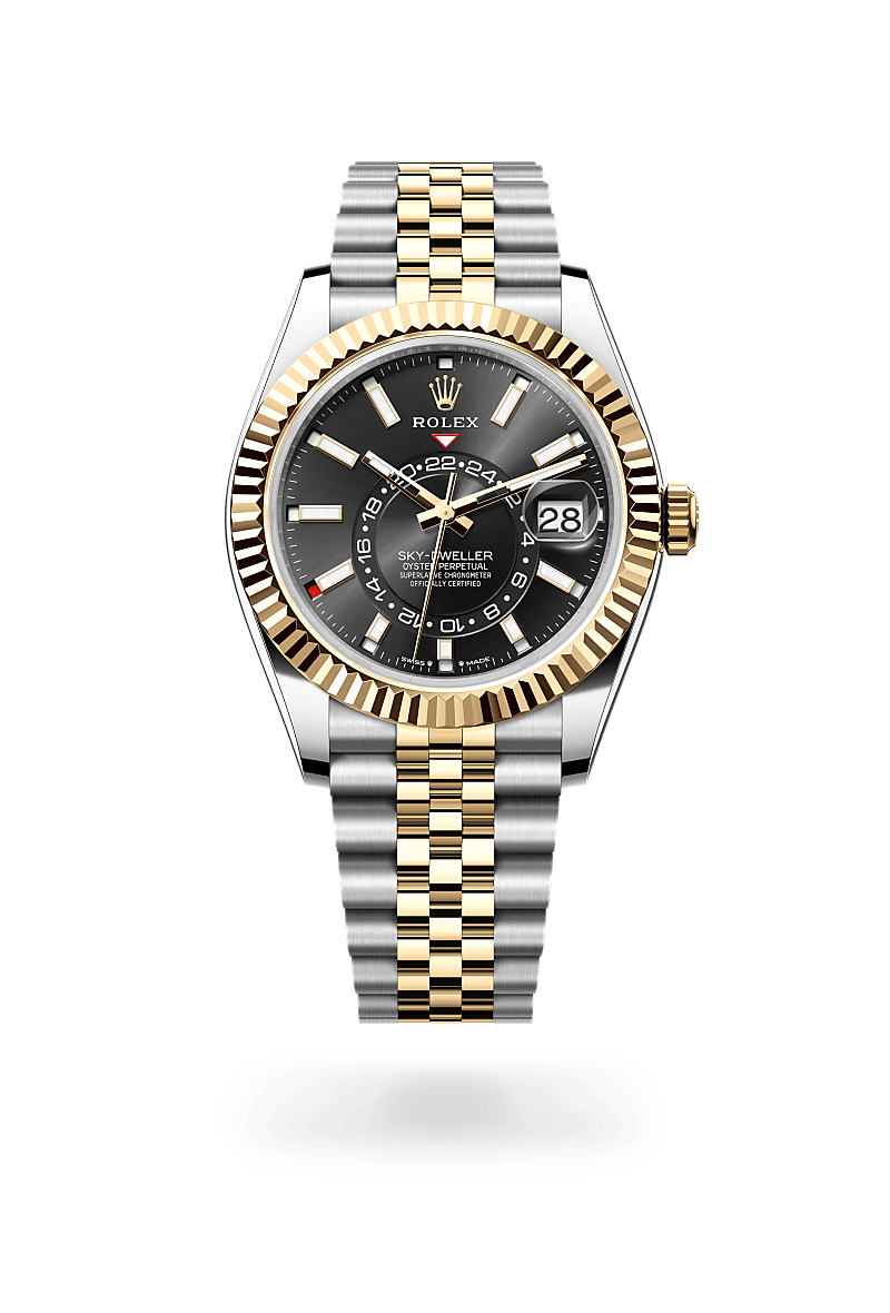 rolex Sky-Dweller in Yellow Rolesor - combination of Oystersteel and yellow gold,  - Blakeman's Fine Jewelry