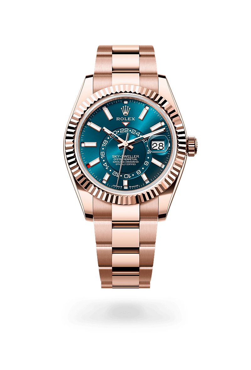 rolex Sky-Dweller in 18 kt Everose gold,  - Blakeman's Fine Jewelry